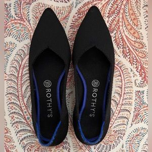 Rothy’s “The Point” Shoes in Black